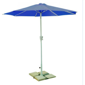 Guarda Sol Alumínio Azul Com Manivela 3m - Ronchetti