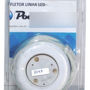 Refletor Tecno Mini Super Led 3 Abs Rosca 1/2 Rgb 9w Pooltec