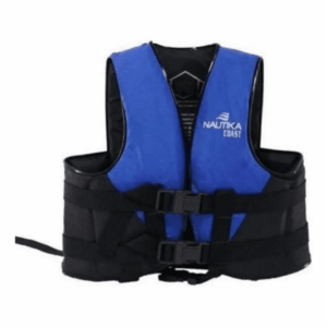 Colete Salva Vidas Coast Azul E Preto 60kg - Nautika