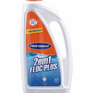 Floc Plus 2x1 Clarificante E Decantador Piscina 1l Hidroazul