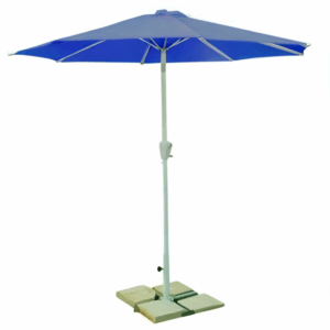 Guarda Sol Alumínio Azul Com Manivela 3m - Ronchetti