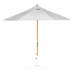 Guarda Sol Madeira Bagum 3m Branco - Ronchetti